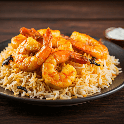 Prawns biriyani