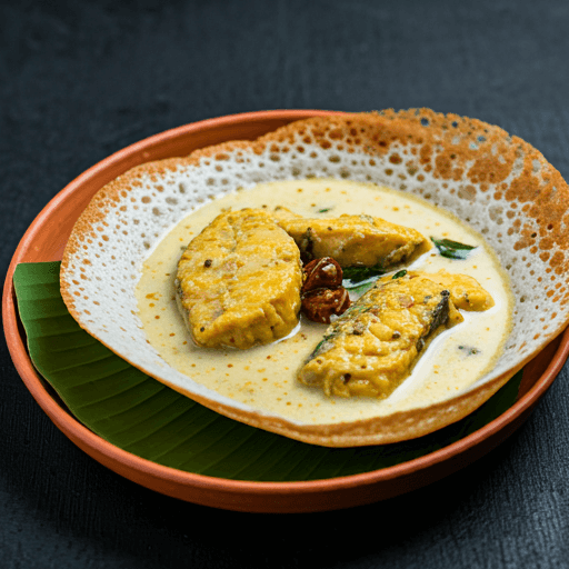 Appam/ Bread Fish Stew